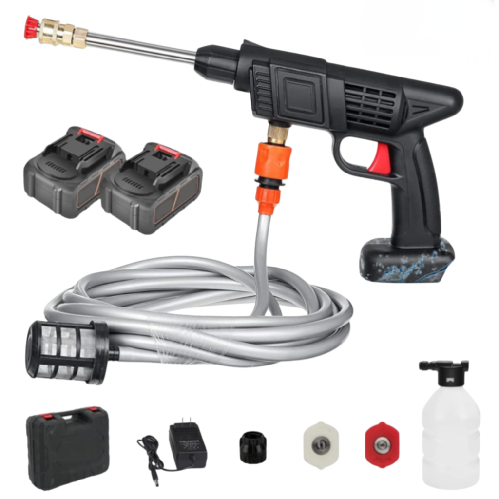 Hidrolavadora Portatil 2 baterias 48w